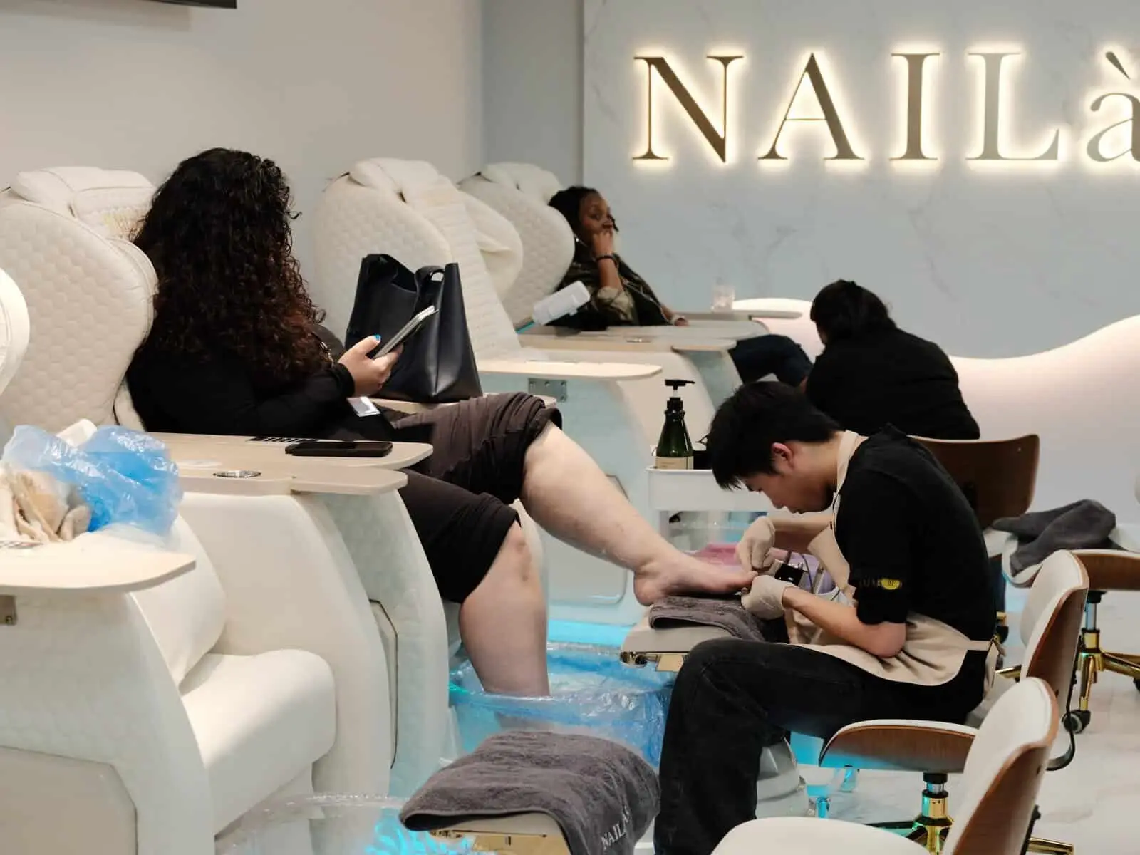 Luxury custom nail art experience at NailàCarte Chicago salon