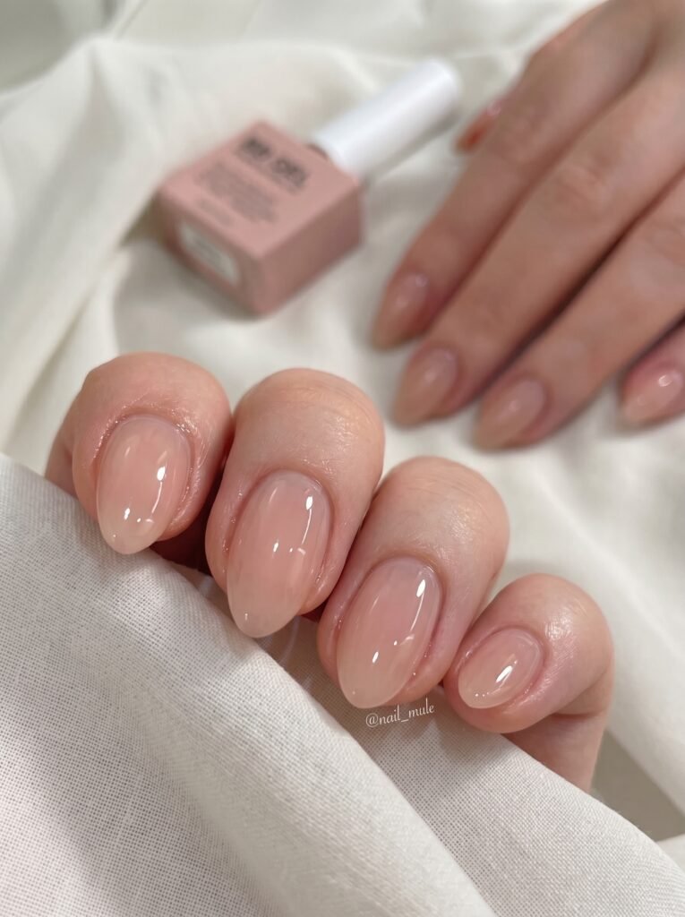 nude builder gel colors featuring soft natural nude shades with luxurious glossy finish