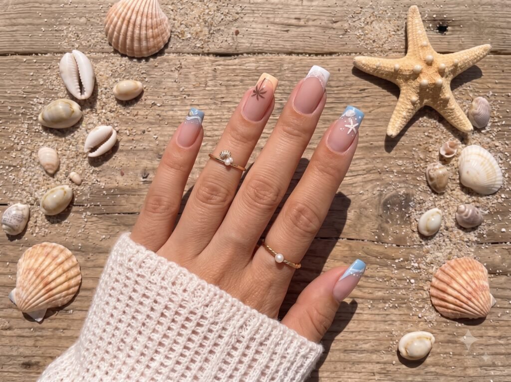 Relax nails colors featuring nude, milky white, pastel, sage green, lavender, and soft pink shades