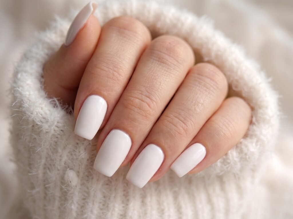 best white nails for warm cool neutral and olive skin tones