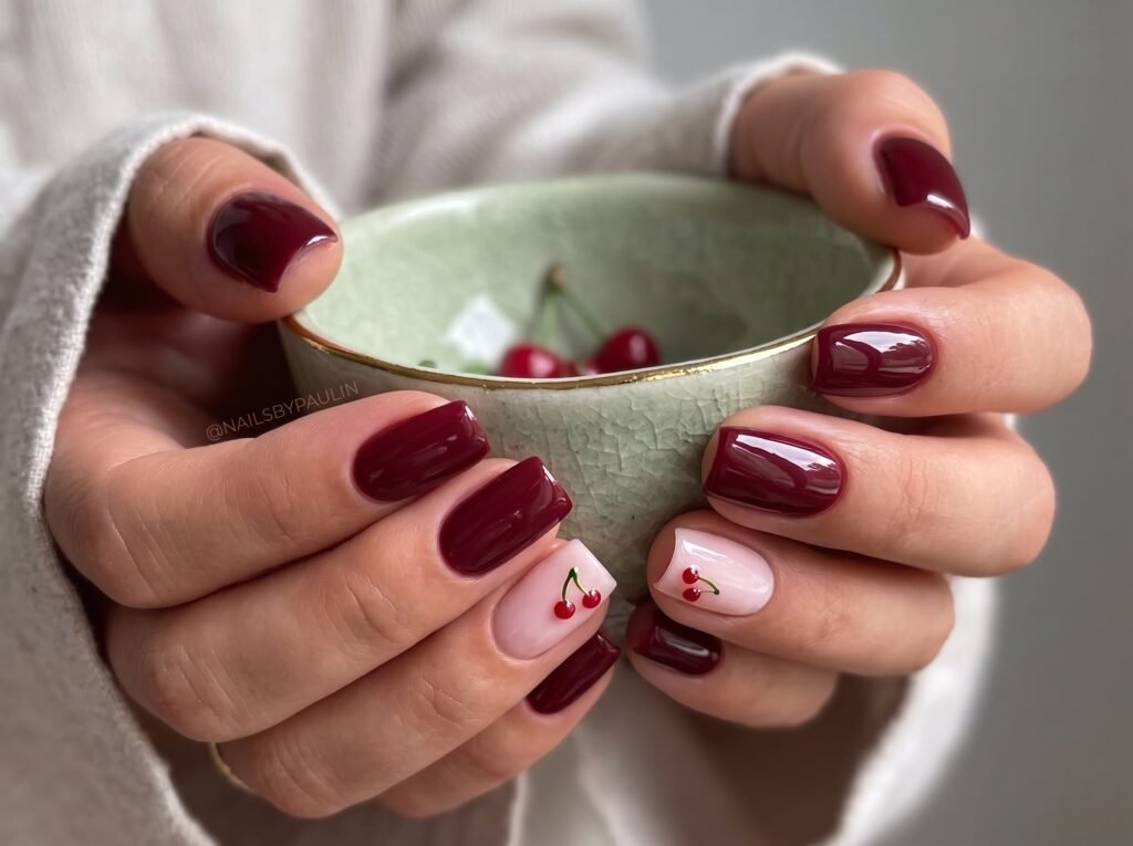 acrylic nails near me featuring short square acrylic nails designed for keyboard comfort