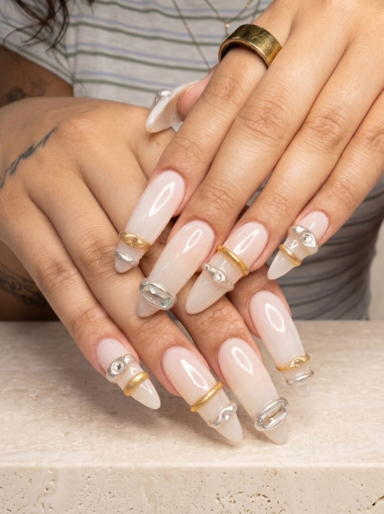 Healthy nail alternation achieved through mineral-infused gel nail polish coatings