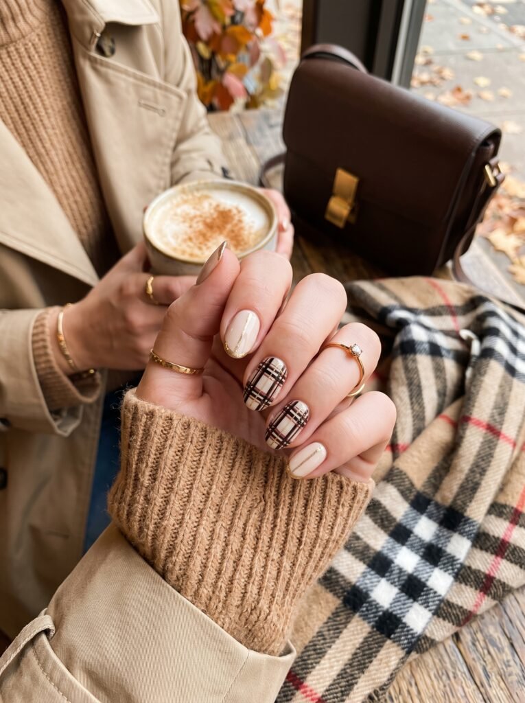 Vampy evening luxury: Deep plum and cherry cola gel glaze for september nail colors streeterville.