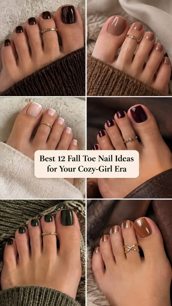 Fall toe nail colors West Loop clients can try
