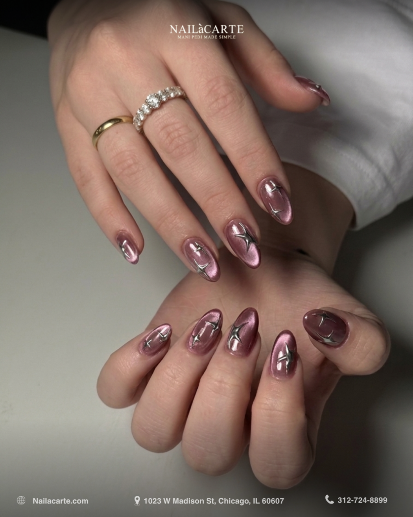 Manicure near me for pinky pop nails in Chicago