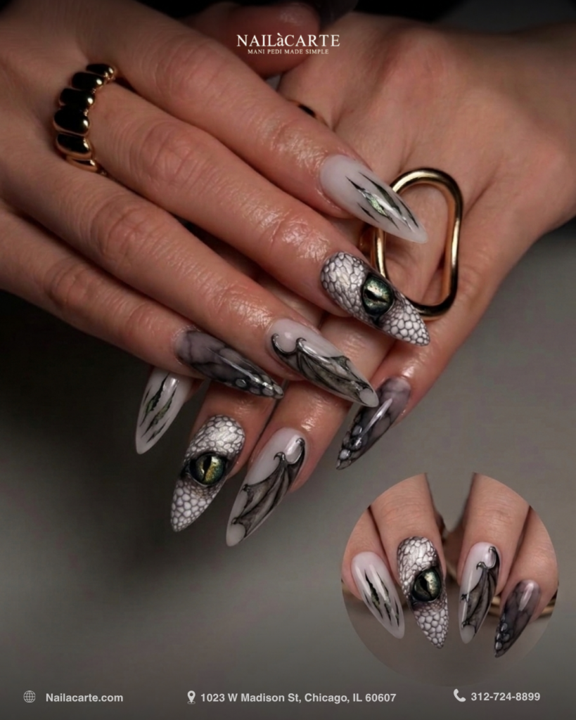 Nail extensions Wicker Park for event nails