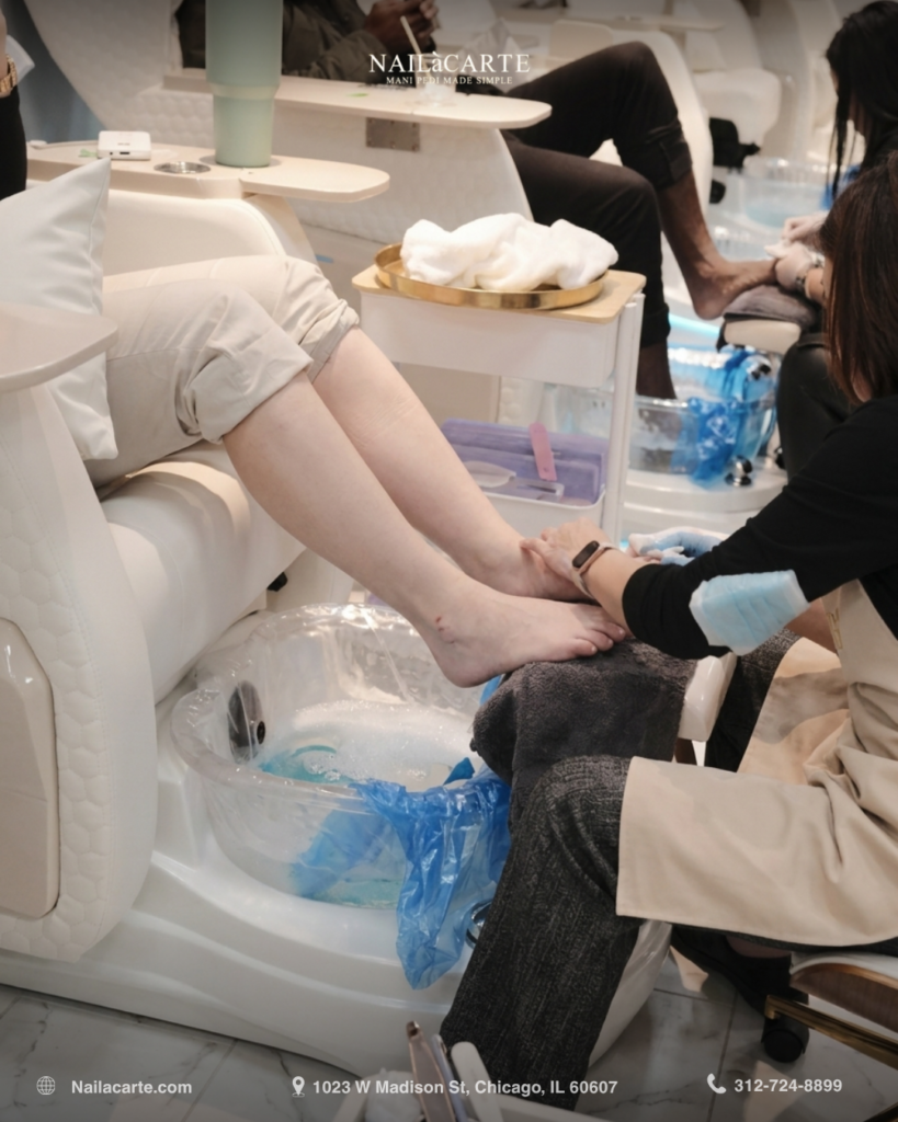 Gold Coast pedicure at NailàCarte Chicago